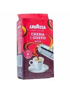 Кофе молотый Лавацца Crema E Gusto Ricco 250г Lavazza 163871981 купить за 518 ₽ в интернет-магазине Wildberries