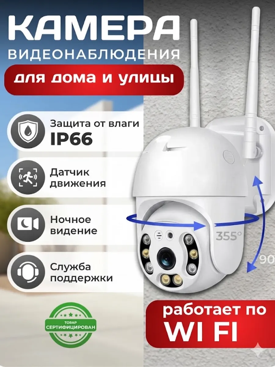 Камера видеонаблюдения уличная