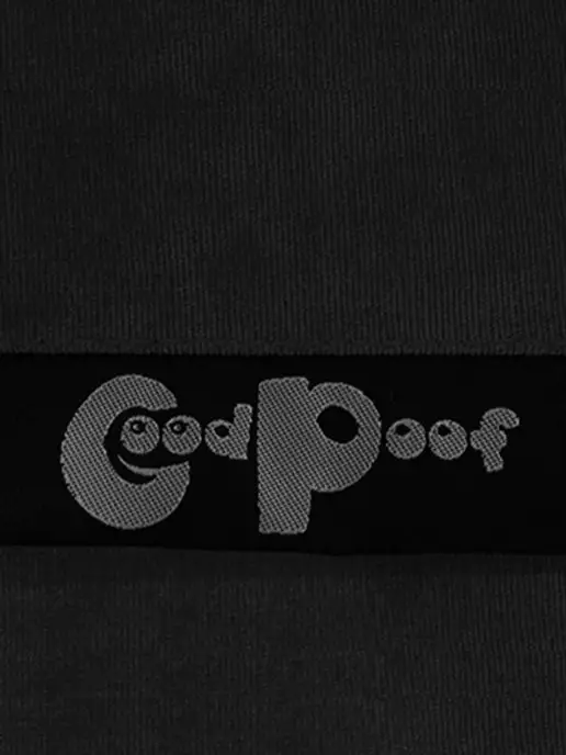 Goodpoof Кресло мешок XXL Вельвет, черный, фото 2