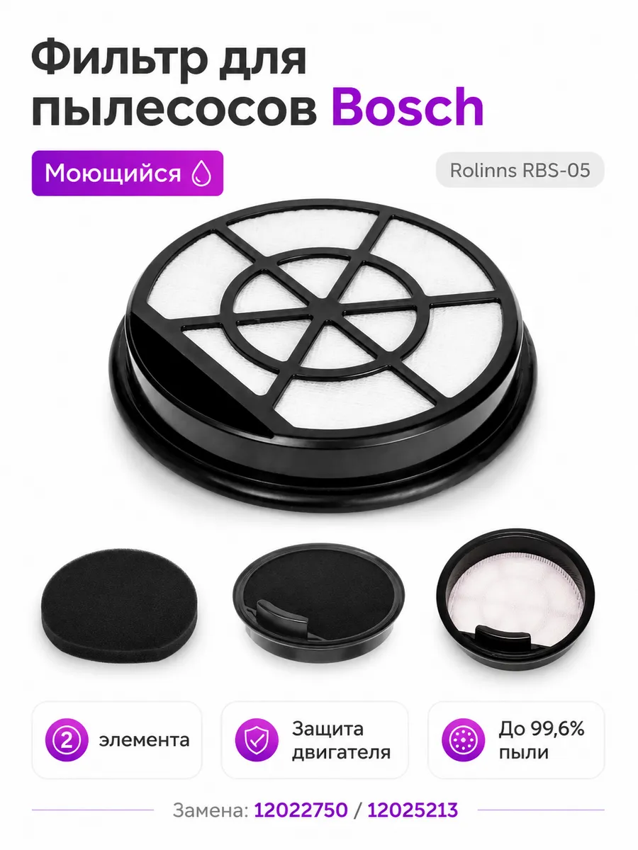 Фильтр для пылесосов Bosh серии BGS05AAA2/01