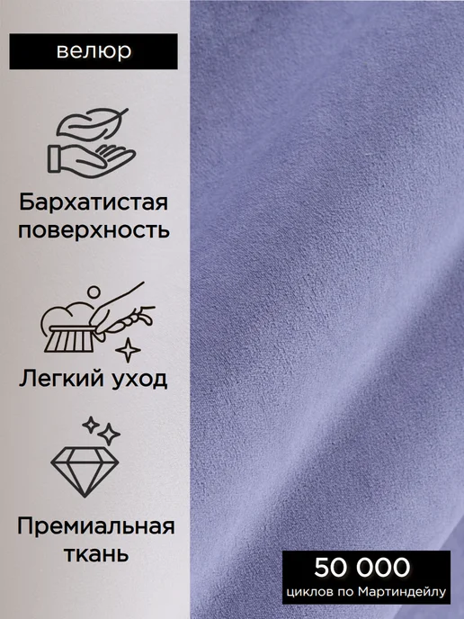 Goodpoof Кресло мешок Груша XXL Велюр, фиолетовый, фото 2