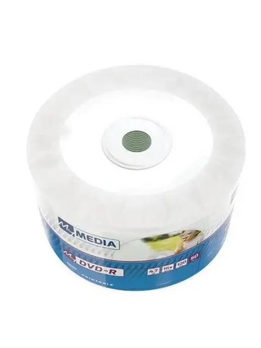 MYMEDIA DVD-R 4.7ГБ 16x, 50шт. pack wrap, wide printable, 4,7 ГБ, 50 шт, фото 7