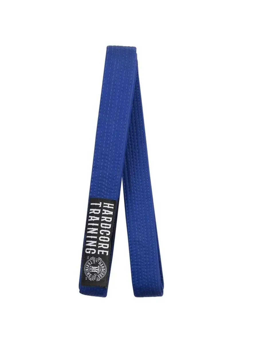 Пояс для джиу джитсу, БЖЖ, BJJ для кимоно Premium - Синий