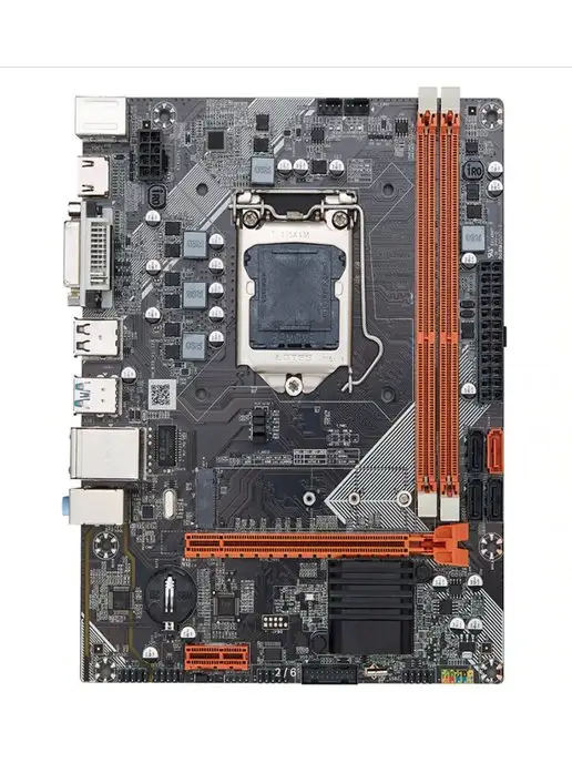 Huananzhi Материнская плата Qiyida B75 LGA 1155, вариант, фото 3