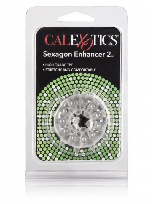 california exotic novelties Эрекционное кольцо Sexagon Enhancer 2, белый, фото 3