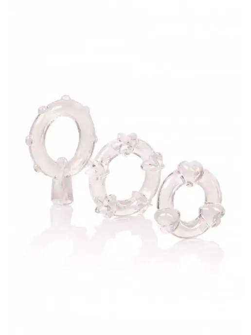 california exotic novelties Набор Эрекционных колец MAGIC C-RINGS, белый, фото 2