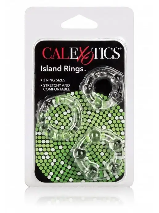 california exotic novelties Комплект для эрекции island rings, белый, фото 7
