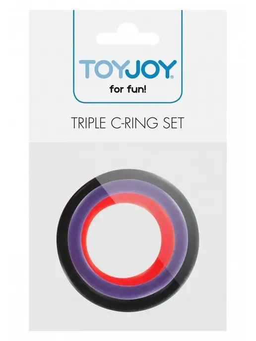 TOY JOY Эрекционный набор для пениса, черный, фото 2