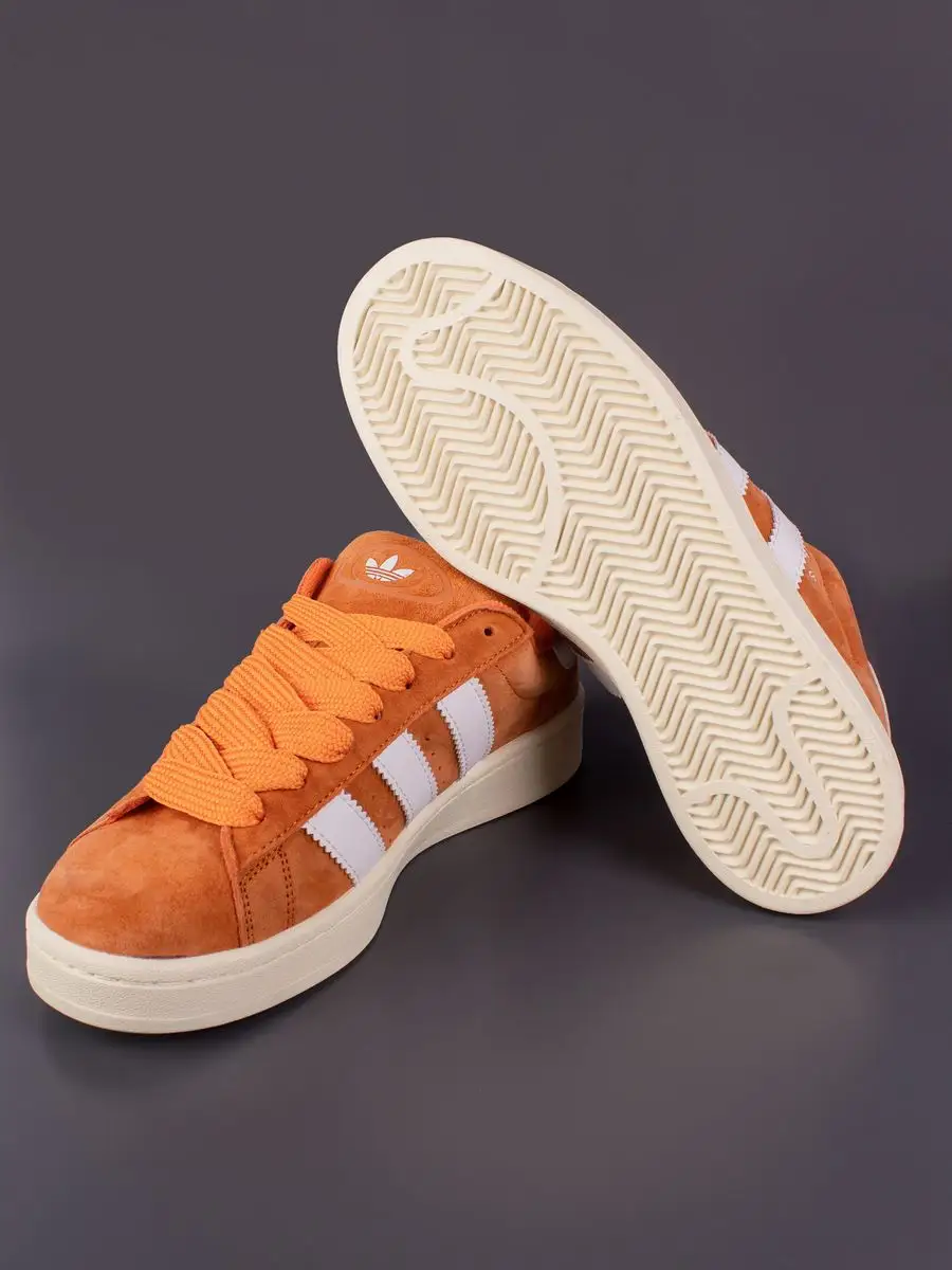 Adidas campus orange white on sale