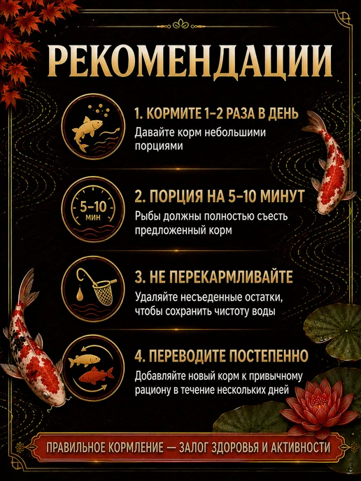 Корм для рыбок аквариумных карпов КОИ 100гр, 100 г, фото 4