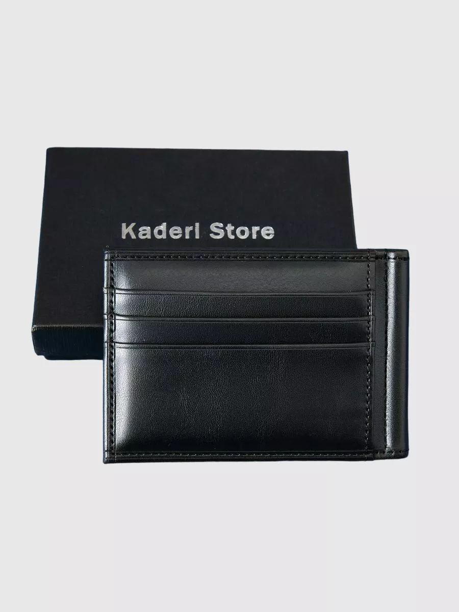 Кошелек кожаный с зажимом картхолдер KaderiStore 164045745 купить за 618 ₽  в интернет-магазине Wildberries