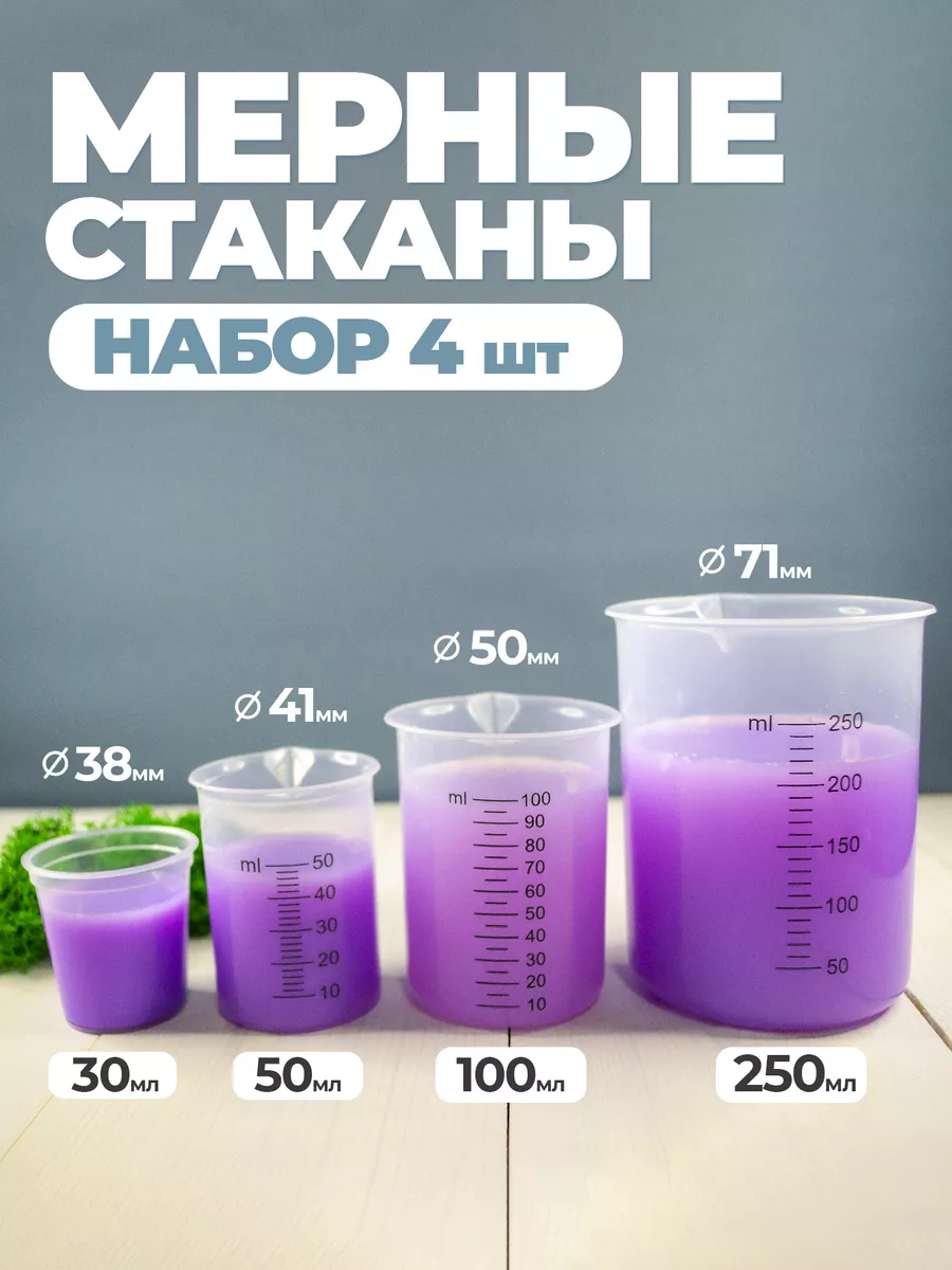 Мерный пластиковый стакан...