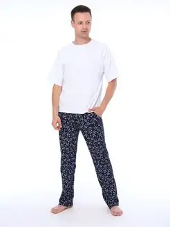 Брюки домашние пижамные хлопок Me&My 164069370 купить за 749 ₽ в интернет-магазине Wildberries