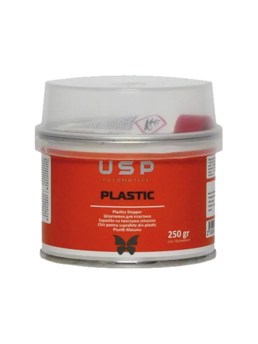 USP Automotive Шпатлевка автомобильная для пластика USP Plastic 0,4 кг, 250 г, фото 2