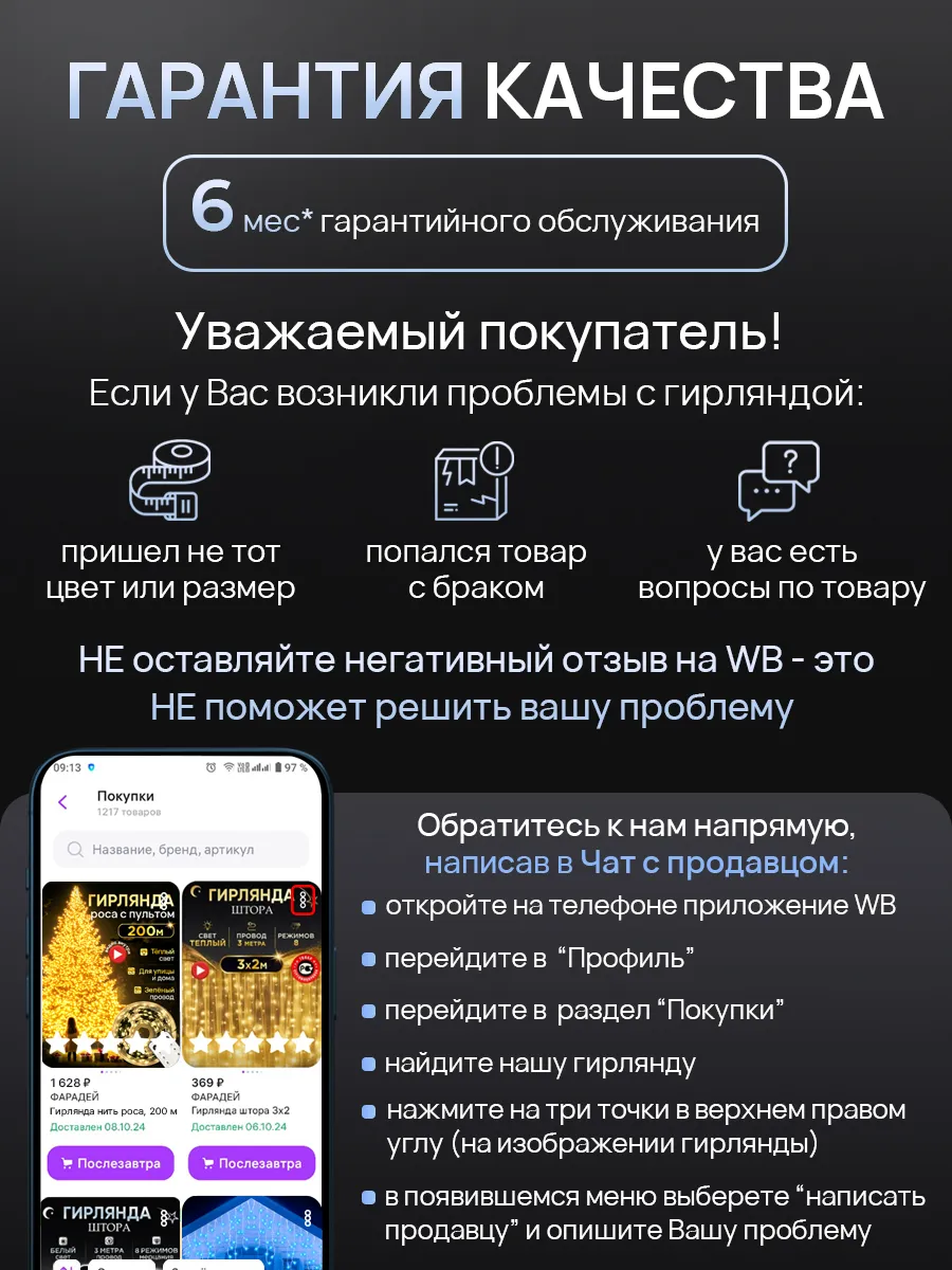 Гирлянда штора 3х3 на окно ФАРАДЕЙ 164123610 купить за 376 ₽ в  интернет-магазине Wildberries