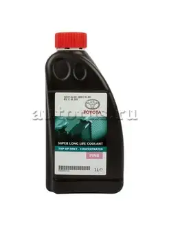 Антифриз Тойота coolant концентрат -70C розовый 1 л Toyota 164129274 купить за 3 876 ₽ в интернет-магазине Wildberries