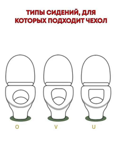 SHAlabelle Мягкое сиденье-чехол для унитаза, белый, фото 6