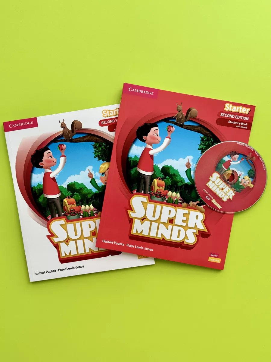 Super Minds Starter(2nd Edition) Book + Workbook E-book 164142778 купить за  800 ₽ в интернет-магазине Wildberries