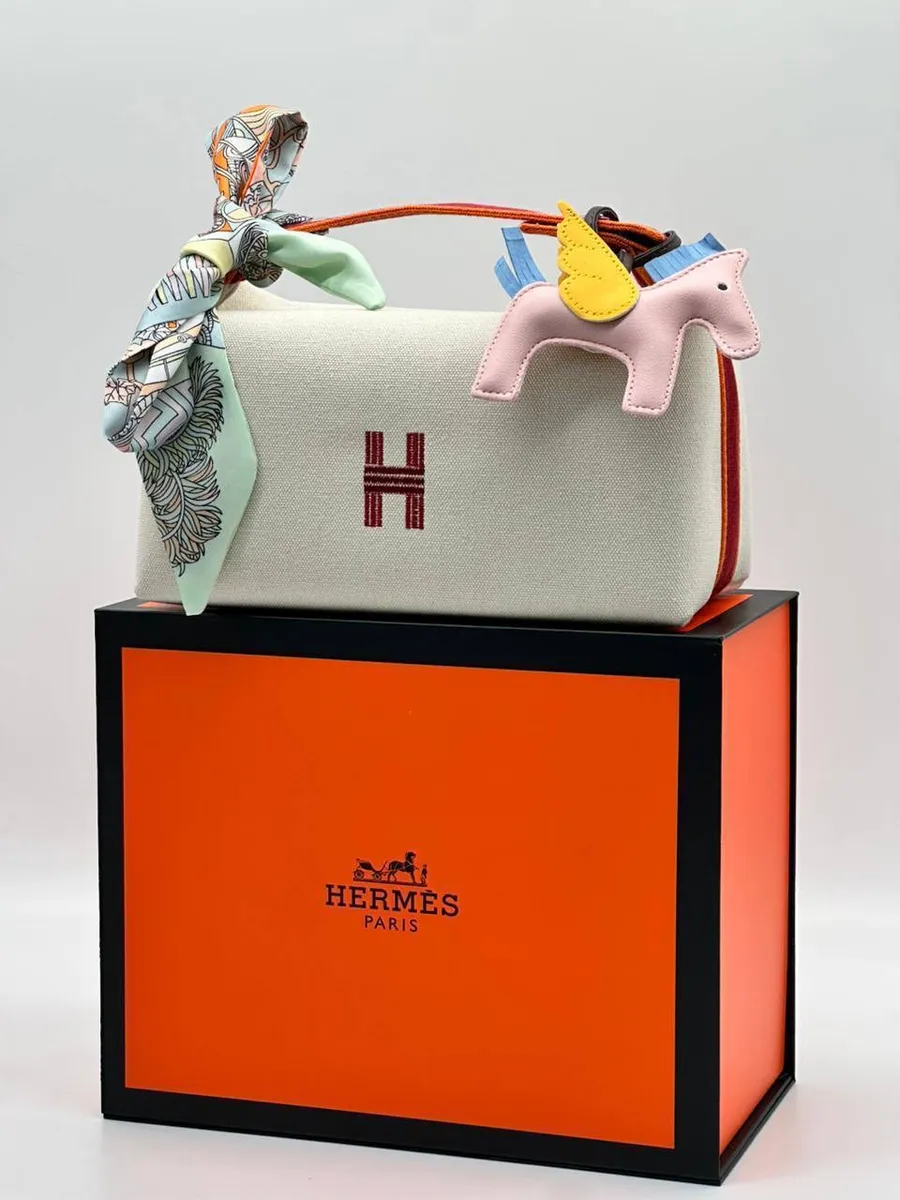 Сумка Hermes косметичка 25-20 см премиум класса Brend Ru 164161683