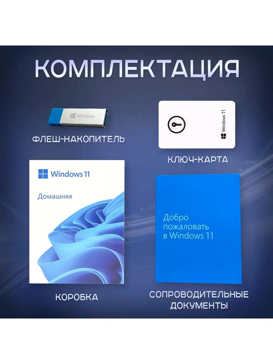 Операционная система Windows 11 Home программное обеспечение Microsoft  164237711 купить за 829 ₽ в интернет-магазине Wildberries