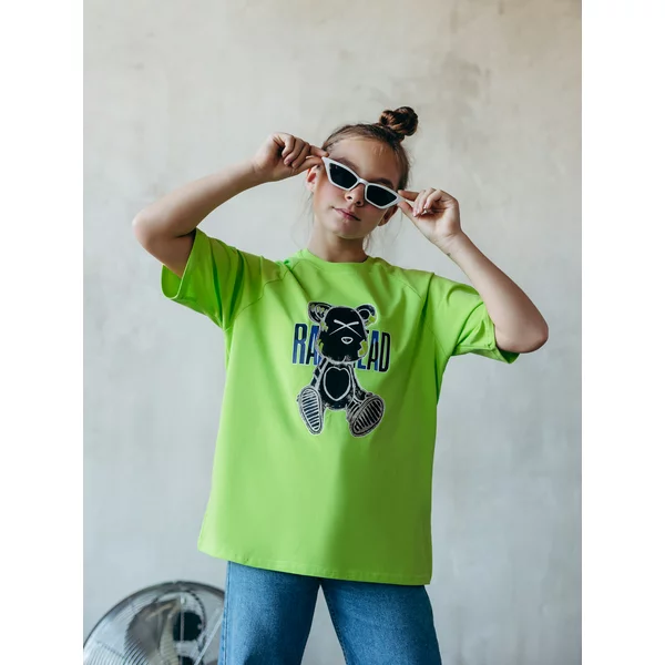 Футболка детская оверсайз с принтом для подростка