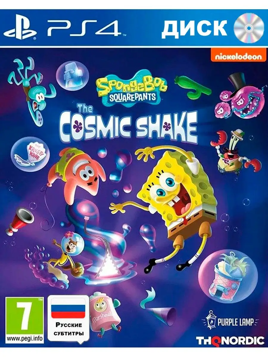 Игра SpongeBob SquarePants: The Cosmic Shake (PS4) igrushek.net 164267277  купить в интернет-магазине Wildberries