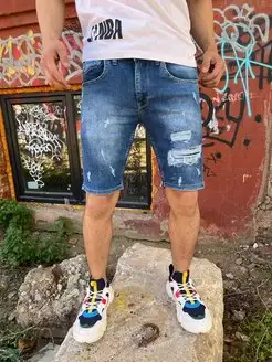 шорты джинсовые Mario Cavallini 164275792 купить за 992 ₽ в интернет-магазине Wildberries