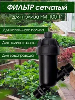 Фильтр сетчатый FM-100 1" для систем полива RAINMATIC 164280540 купить за 605 ₽ в интернет-магазине Wildberries