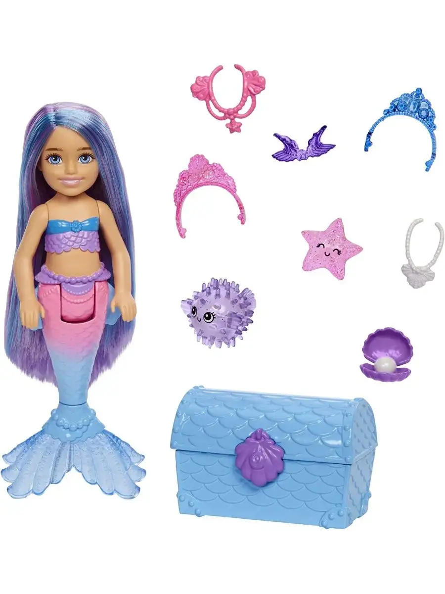 Mermaid chelsea doll on sale