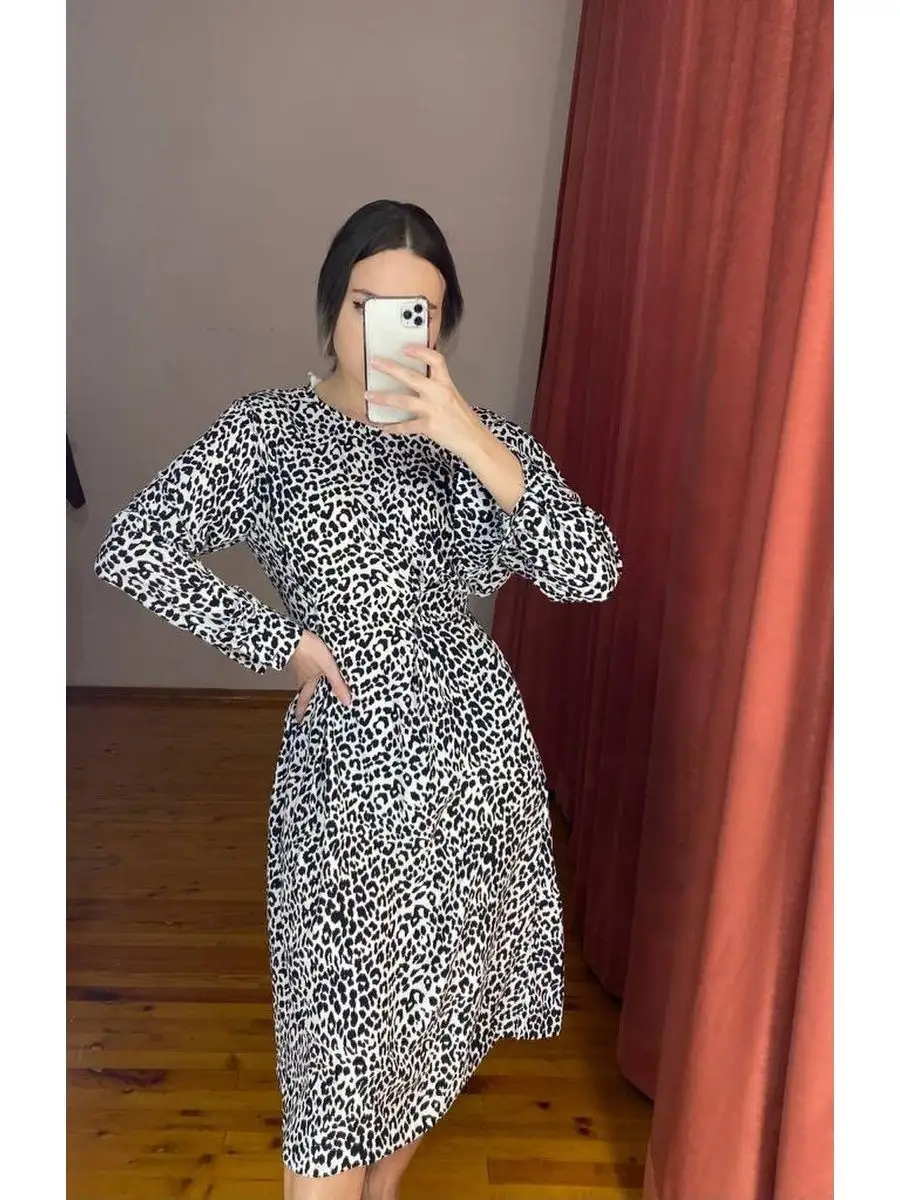 Леопардовое платье и леопардовый принт