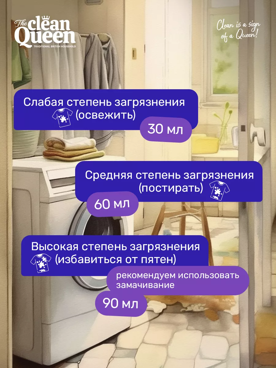 Набор гель для стирки 5л и кондиционер 5л Clean Queen 164318107 купить за  999 ₽ в интернет-магазине Wildberries