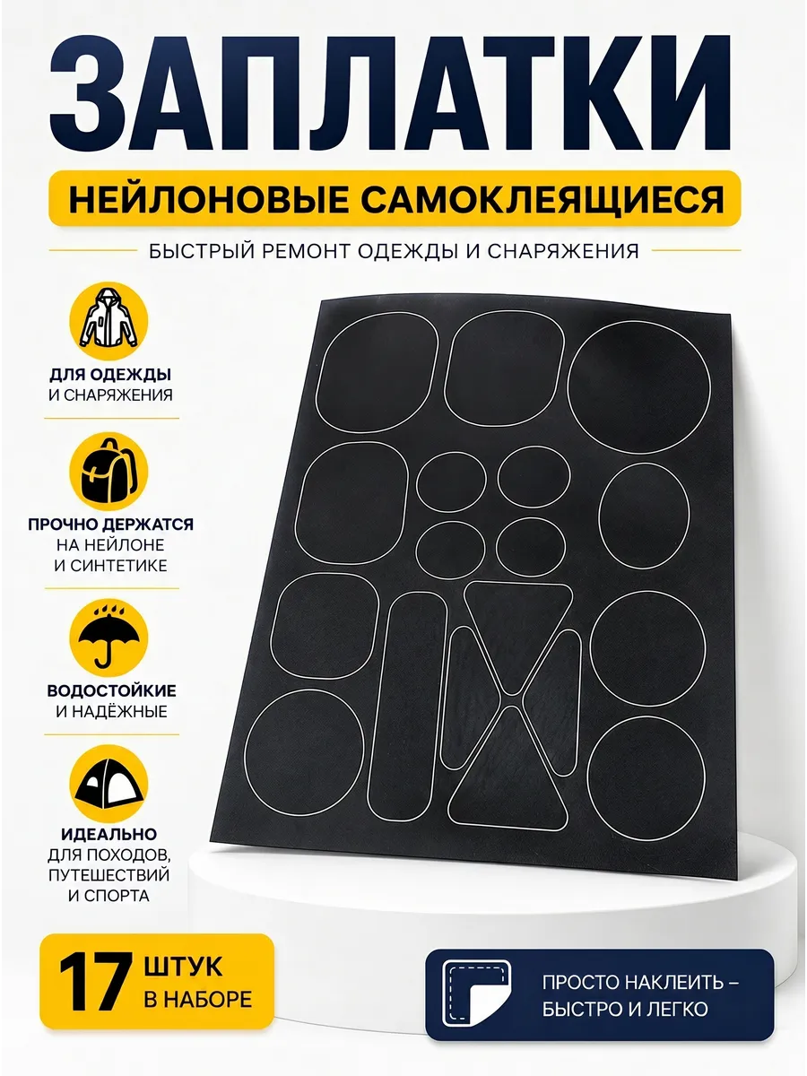 Заплатка для болоньевой куртки