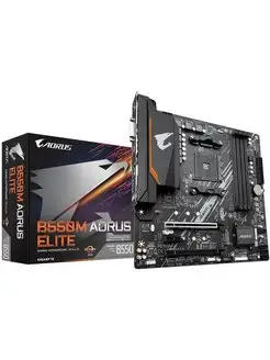 Материнская плата Micro ATX B550M AORUS ELITE Gigabyte 164367950 купить за 10 004 ₽ в интернет-магазине Wildberries