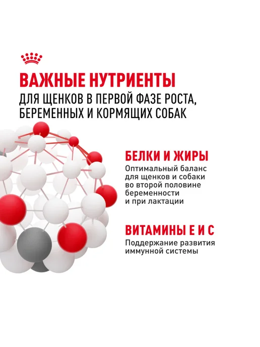 Сухой корм Royal canin Starter для собак, мелкие, щенки, 1 кг, фото 5