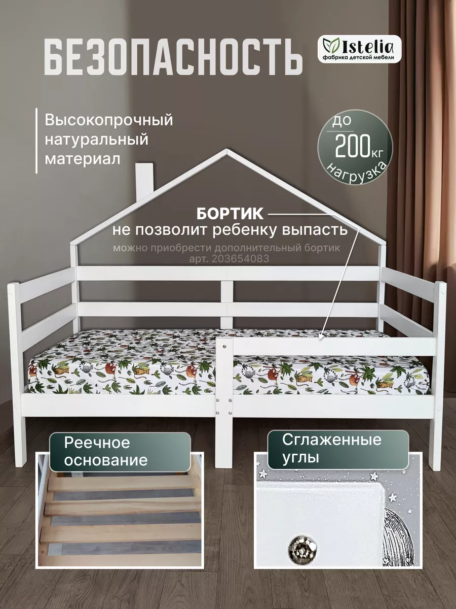 Кровать детская домик 160х80 Istelia 164413469 купить в интернет-магазине  Wildberries