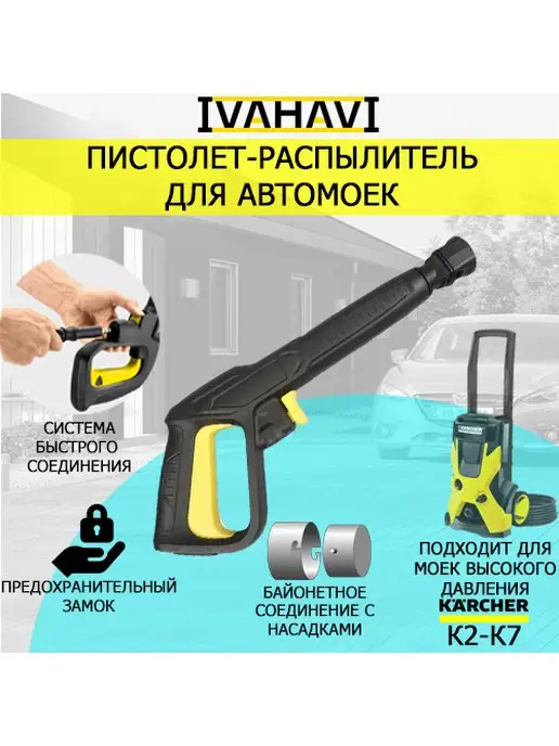 IVAHAVI Пистолет-распылитель G180Q для автомоек Karcher K2-7