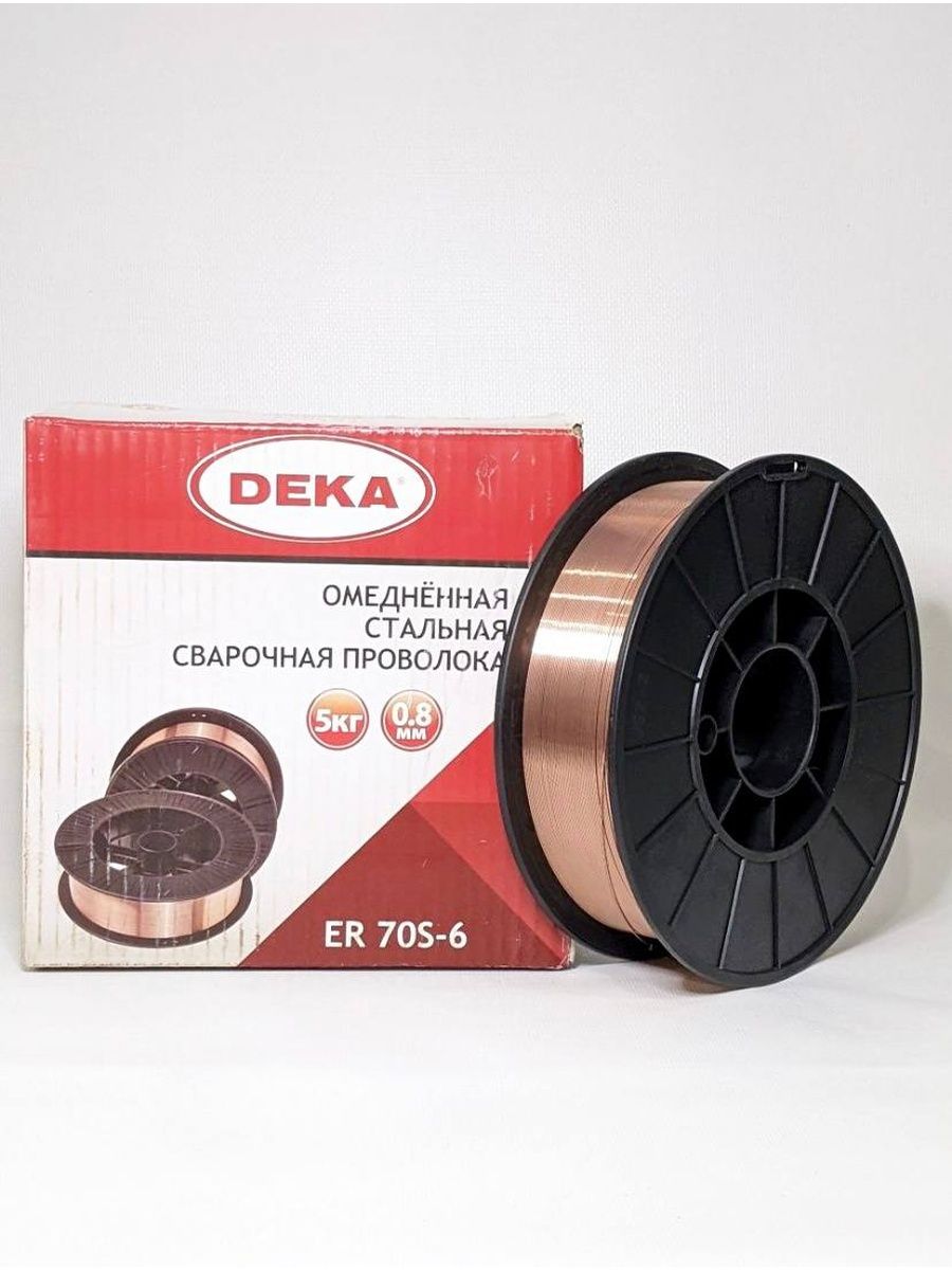 Сварочная проволока deka er70s 6. Стальная проволока (св-08г2с).