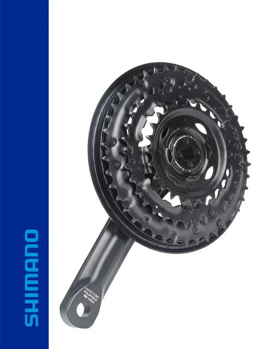 Велозавод STELS Шатуны FC-TY301 SHIMANO 170 мм под ромб 1 2"х3 32", вариант, фото 3