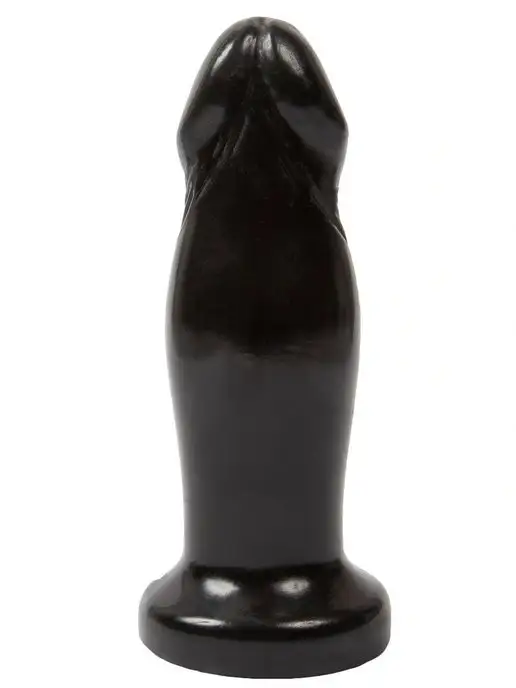 ToyForFun Анальная пробка, черная, 12см, черный, фото 3