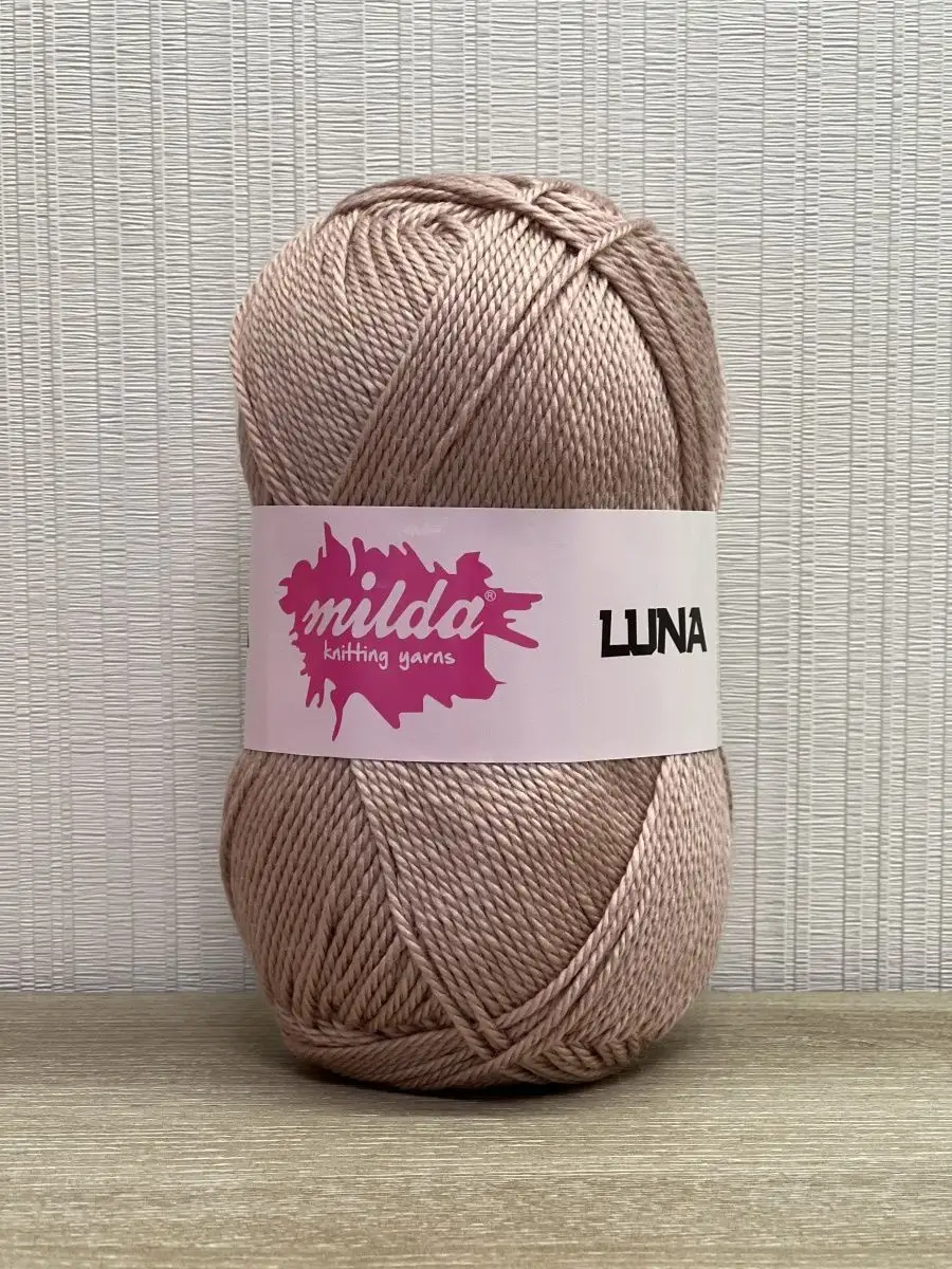 Пряжа для вязания Luna 100% акрил 5 штук Milda 164469124 купить за 648 ₽ в  интернет-магазине Wildberries