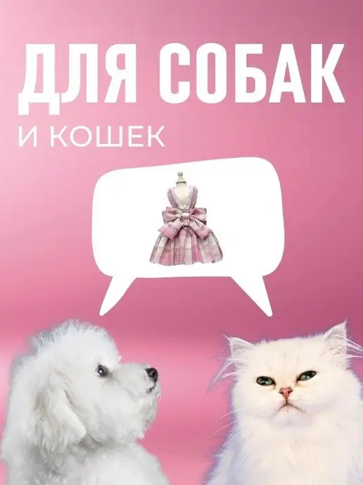 ЛКЛаб Шлейка для собак кошек с поводком и платье юбка, вариант, фото 8