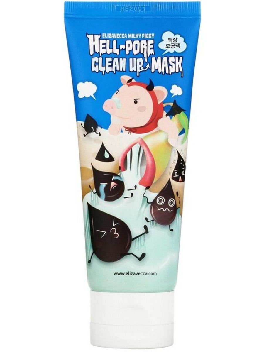 Elizavecca Milky Piggy Hell-Pore clean. Маска-пленка для очищения пор Hell-Pore clean up Mask 100мл. Elizavecca Milky Piggy пузырьковая маска авокадо. Милки Маск 39.