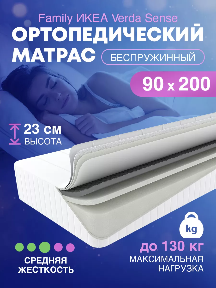 Ортопедический матрас 90х200 Ателье Коробок 164541032 купить в  интернет-магазине Wildberries