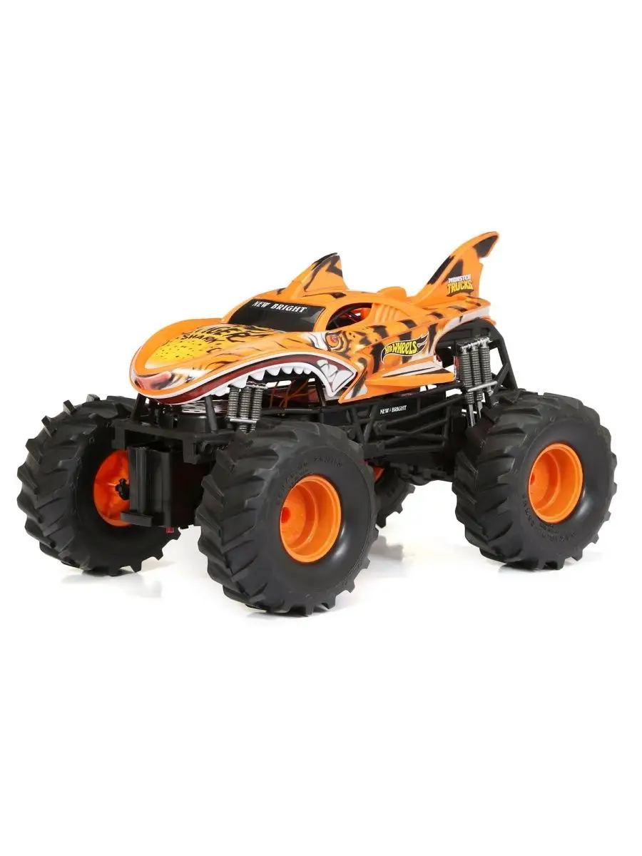 Машина Hot Wheels РУ 1:14 Tiger Shark Monster Truck 61460U Hot Wheels  164589534 купить за 10 741 ₽ в интернет-магазине Wildberries