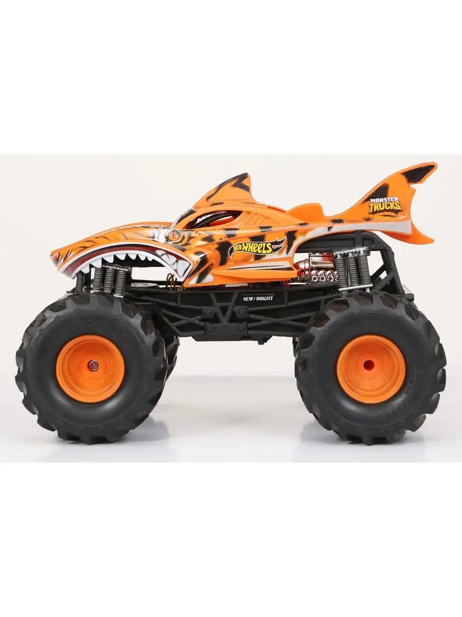 Машина Hot Wheels РУ 1:14 Tiger Shark Monster Truck 61460U Hot Wheels  164589534 купить за 10 741 ₽ в интернет-магазине Wildberries