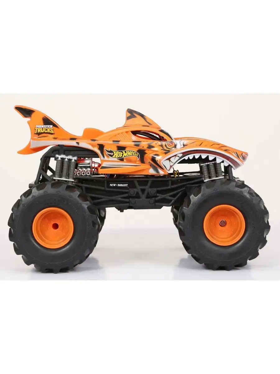 Машина Hot Wheels РУ 1:14 Tiger Shark Monster Truck 61460U Hot Wheels  164589534 купить за 10 741 ₽ в интернет-магазине Wildberries