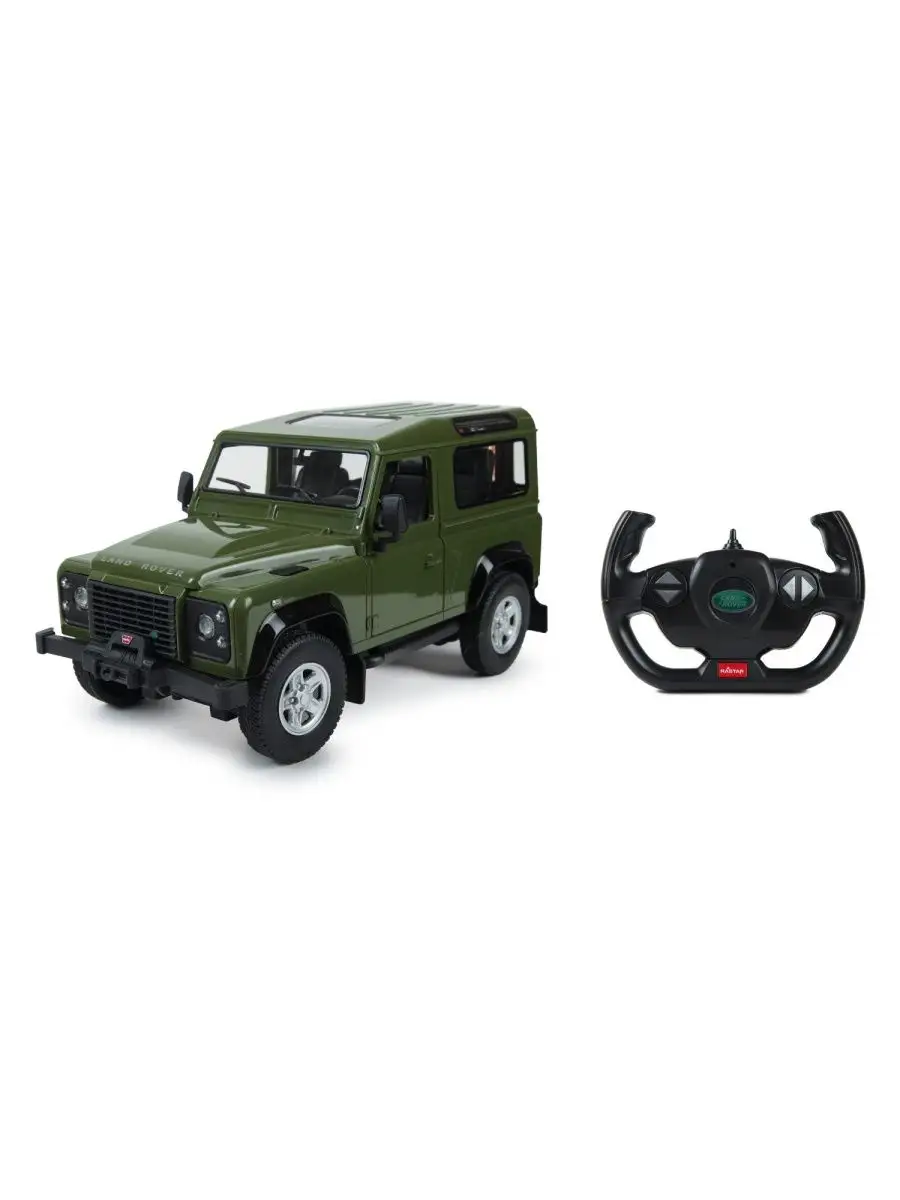 Машина Rastar РУ 1:14 Land Rover Denfender Зеленый 78400 Rastar 164589691  купить за 8 256 ₽ в интернет-магазине Wildberries