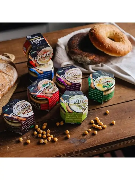 полезные продукты Хумус с кедр. орешками, вял. томат, классич, 3 шт по 200г, 3 шт, 200 г, фото 5