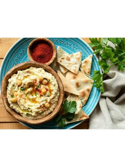 полезные продукты Хумус с кедр. орешками, вял. томат, классич, 3 шт по 200г, 3 шт, 200 г, фото 6