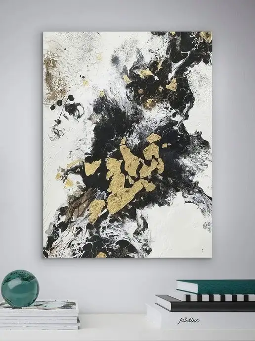 Gold Art Print Картина 30х40 Мрамор